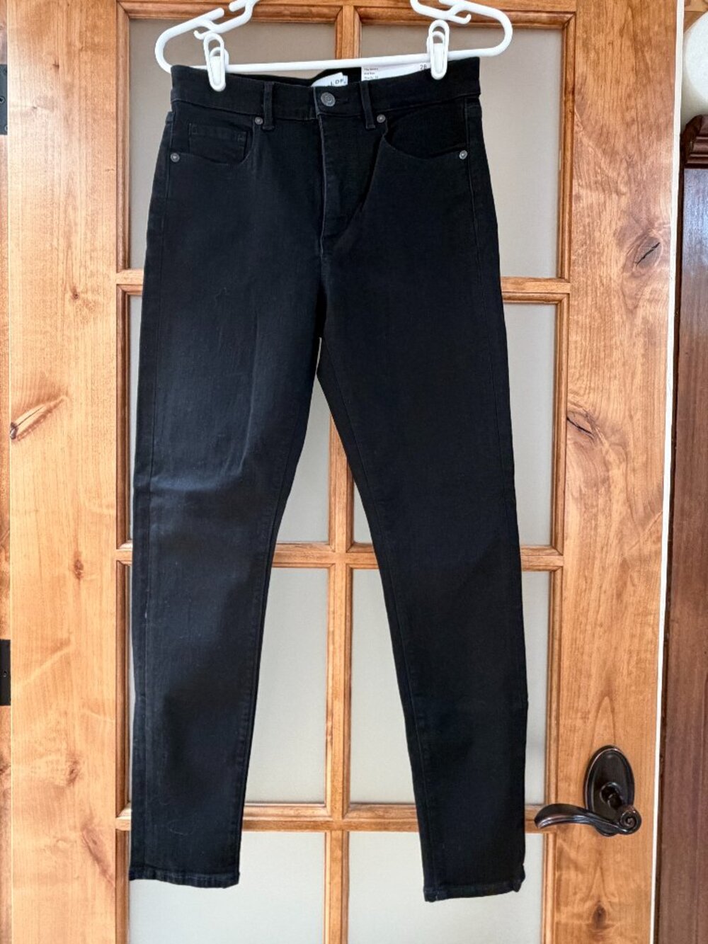 LOFT The Skinny Mid Rise Jeans